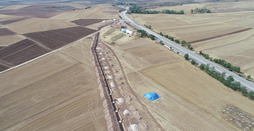 Çorum Koçhisar Barajı 2 Kısım İçme Suyu İsale Hattı