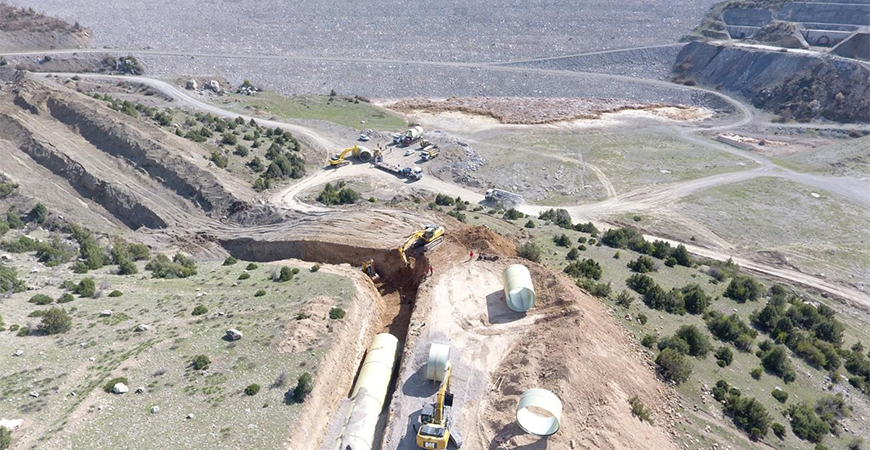 Aşağı Çekerek I Merhale Projesi Zile, Maşat, Reşadiye, Çekerek ve Mamure Ovaları Sulaması 1 Kısım İnşaatı